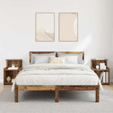 vidaXL Nachtkastje 40x35x60 cm bewerkt hout wit