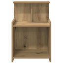 vidaXL Nachtkastje 40x35x60 cm bewerkt hout wit