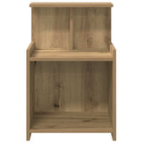 vidaXL Nachtkastje 40x35x60 cm bewerkt hout wit