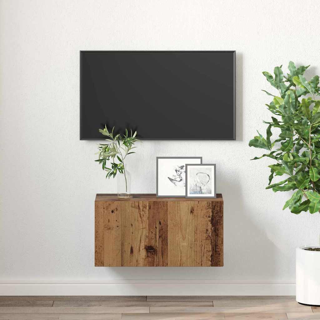 vidaXL Tv-hangmeubel 60x30x30 cm wit