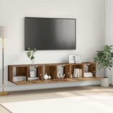 vidaXL Tv-hangmeubel 60x30x30 cm wit