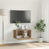 vidaXL Tv-hangmeubel 60x30x30 cm wit
