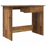 vidaXL Bureau 100x50x76 cm bewerkt hout wit
