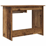 vidaXL Bureau 100x50x76 cm bewerkt hout wit