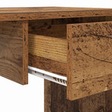 vidaXL Bureau 100x50x76 cm bewerkt hout wit