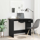 vidaXL Bureau 100x50x76 cm bewerkt hout wit