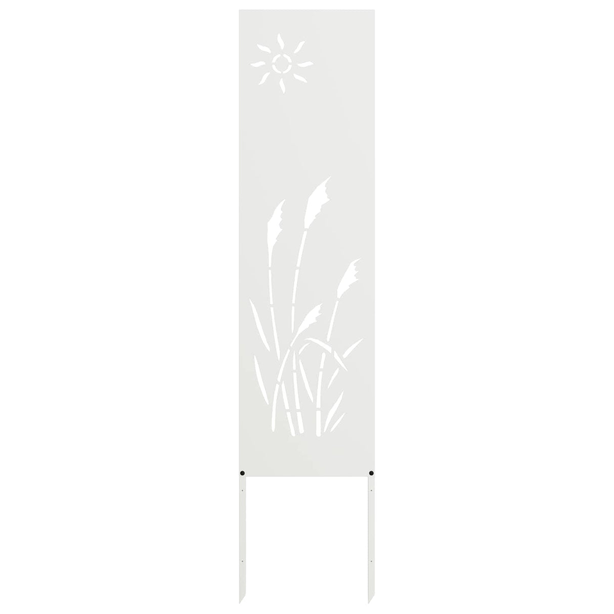 vidaXL Tuin Privacy Scherm Zwart 32 x 140 cm Koudgewalst staal