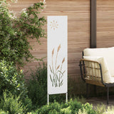 vidaXL Tuin Privacy Scherm Zwart 32 x 140 cm Koudgewalst staal
