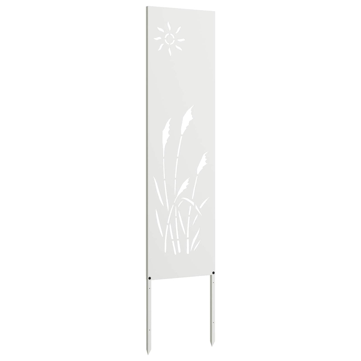 vidaXL Tuin Privacy Scherm Zwart 32 x 140 cm Koudgewalst staal