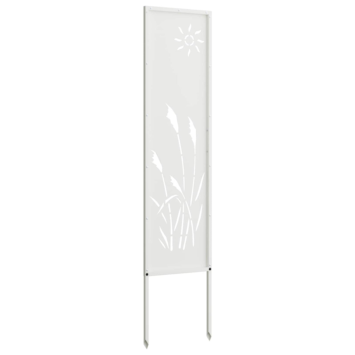 vidaXL Tuin Privacy Scherm Zwart 32 x 140 cm Koudgewalst staal