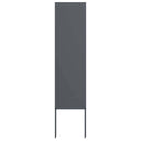 vidaXL Tuin Privacy Scherm Zwart 32 x 140 cm Koudgewalst staal