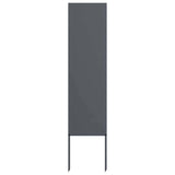vidaXL Tuin Privacy Scherm Zwart 32 x 140 cm Koudgewalst staal