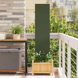 vidaXL Tuin Privacy Scherm Zwart 32 x 140 cm Koudgewalst staal
