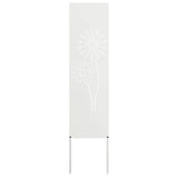 vidaXL Tuin Privacy Scherm Zwart 32 x 140 cm Koudgewalst staal