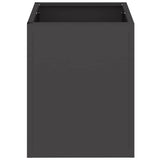 vidaXL Garden Planter Black 32 x 32 x 40 cm Cold Rolled Steel