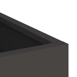 vidaXL Garden Planter Black 32 x 32 x 40 cm Cold Rolled Steel