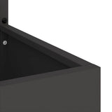vidaXL Garden Privacy Screen Black 32 x 140 cm Cold-rolled steel