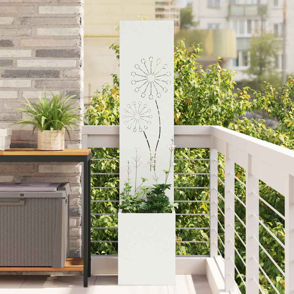 vidaXL Garden Privacy Screen Black 32 x 140 cm Cold-rolled steel