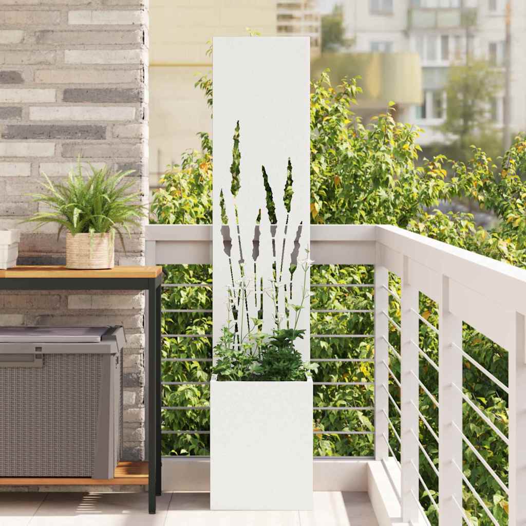 vidaXL Garden Privacy Screen Black 32 x 140 cm Cold-rolled steel