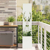vidaXL Garden Privacy Screen Black 32 x 140 cm Cold-rolled steel