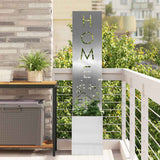 vidaXL Garden Privacy Screen Black 32 x 140 cm Cold-rolled steel