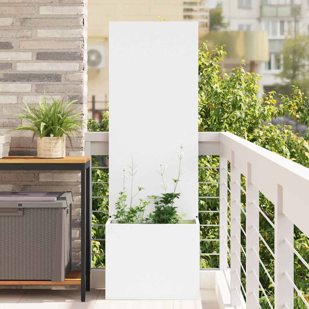 vidaXL Garden Privacy Screen Black 32 x 140 cm Cold-rolled steel