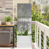 vidaXL Garden Privacy Screen Black 32 x 140 cm Cold-rolled steel