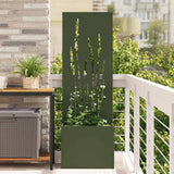 vidaXL Garden Privacy Screen Black 32 x 140 cm Cold-rolled steel