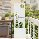 vidaXL Garden Privacy Screen Black 32 x 140 cm Cold-rolled steel