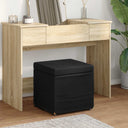 vidaXL Kruk Lichtgrijs 41 x 41 x 40 cm Stof en Geëngineerd Hout