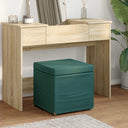 vidaXL Kruk Lichtgrijs 41 x 41 x 40 cm Stof en Geëngineerd Hout