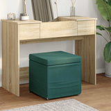 vidaXL Kruk Lichtgrijs 41 x 41 x 40 cm Stof en Geëngineerd Hout