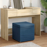 vidaXL Kruk Lichtgrijs 41 x 41 x 40 cm Stof en Geëngineerd Hout