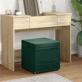 vidaXL Kruk Lichtgrijs 41 x 41 x 40 cm Stof en Geëngineerd Hout