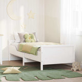 vidaXL Bedframe met hoofdeinde Bruin 80 x 200 cm Bewerkt hout