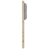 vidaXL Hoofdbord Anders Bruin en lichtgrijs 200 cm Massief grenenhout