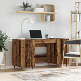 vidaXL Desk 140x50x75 cm engineered wood white