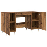 vidaXL Desk 140x50x75 cm engineered wood white