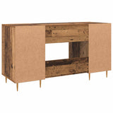 vidaXL Bureau 140x50x75 cm bewerkt hout wit