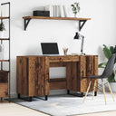 vidaXL Bureau 140x50x75 cm bewerkt hout wit