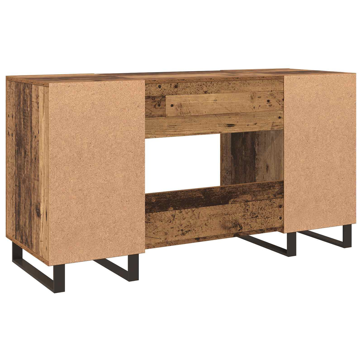vidaXL Bureau 140x50x75 cm bewerkt hout wit