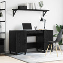 vidaXL Bureau 140x50x75 cm bewerkt hout wit