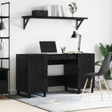 vidaXL Bureau 140x50x75 cm bewerkt hout wit