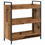 vidaXL Keukentrolley 70x30x82 cm bewerkt hout zwart