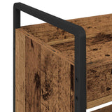 vidaXL Keukentrolley 70x30x82 cm bewerkt hout zwart