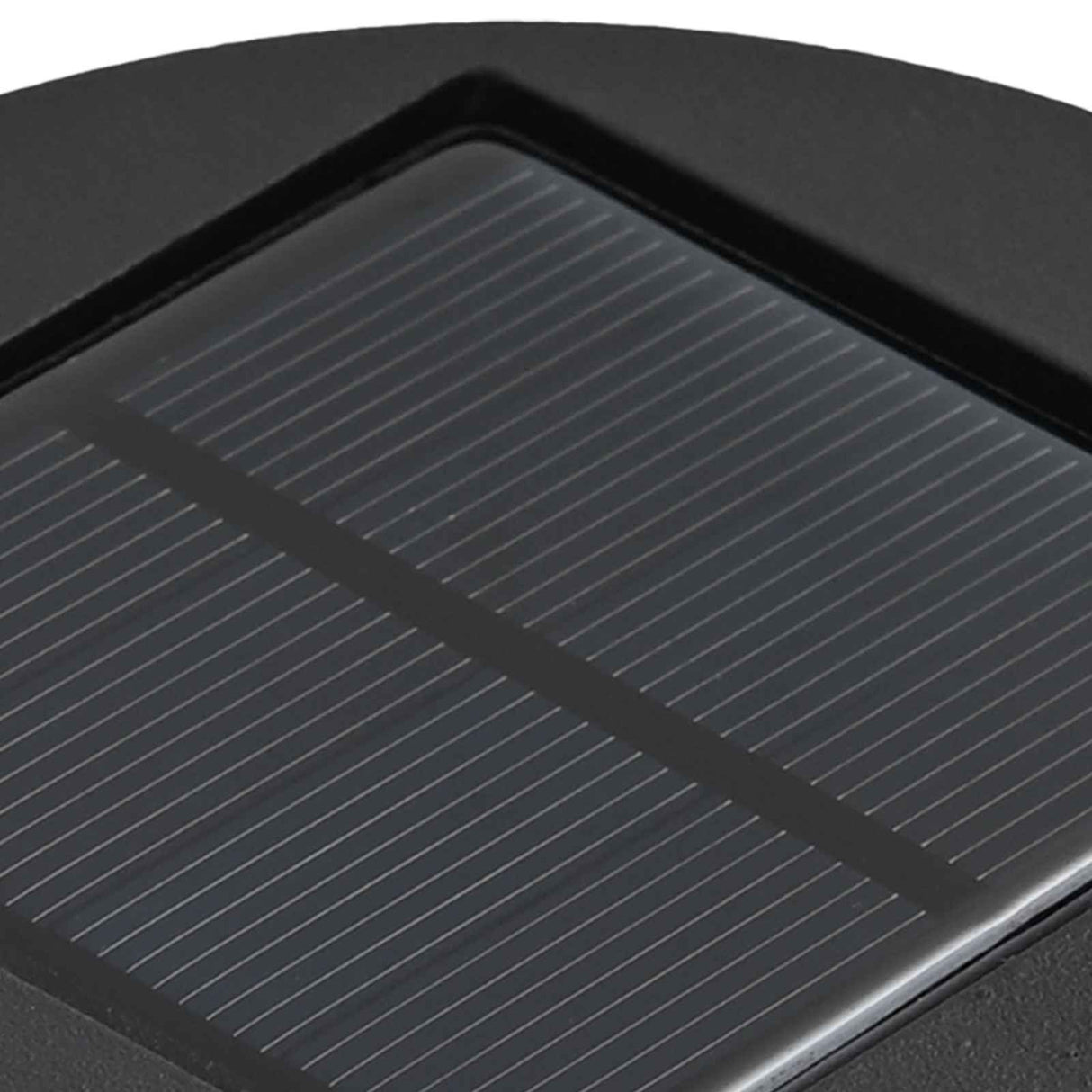 vidaXL Zonne LED Padverlichting 2 pcs Zwart Koud Gewalst Staal