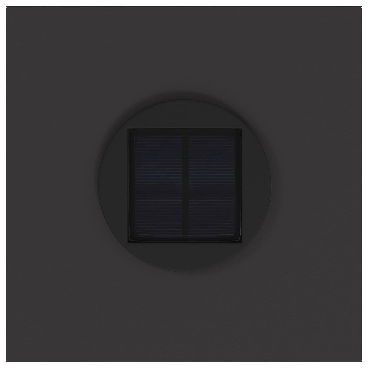 vidaXL Zonne LED Padverlichting 2 pcs Zwart Koud Gewalst Staal