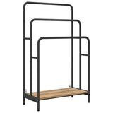 vidaXL Kledingrek met plank Oudhout 90 x 30 x 100,5 cm Bewerkt hout