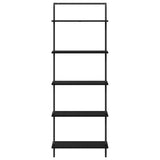 vidaXL Boekenplank Zwart Eiken 60 x 24 x 168 cm Bewerkt hout