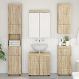 vidaXL Badkamermeubel Set TULUM 2 pcs Wit 60 x 34 x 63 cm Bewerkt hout